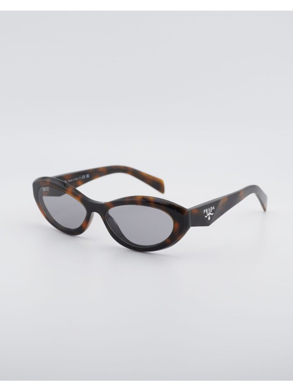 Prada PR 26ZS 20D50Q Sunglasses Havana Cat Eye Frame, Brown Lenses